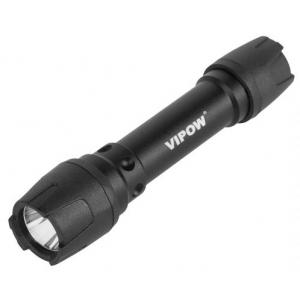 VIPOW φακός URZ0903, αδιάβροχος IP65, 3W 120 lumen, μαύρος | Φωτισμός | elabstore.gr