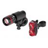 VIPOW σετ φωτισμού ποδηλάτου URZ0910, 1W & 2x 0.5W, μαύρο | Gadgets | elabstore.gr