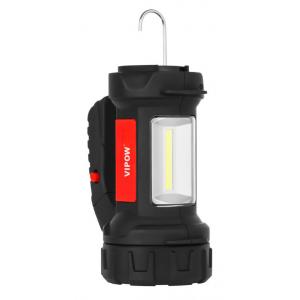 VIPOW φακός και λάμπα με χειρολαβή URZ0912, 3W 120 lumen, 2000mAh | Φωτισμός | elabstore.gr