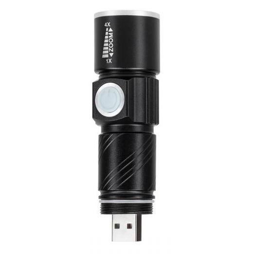 VIPOW φακός URZ0914 με ζουμ, 3W 120 lumen, μεταλλικός, μαύρος | eLabstore.gr VIPOW φακός URZ0914 με ζουμ, 3W 120 lumen, μεταλλικός, μαύρος | Φωτισμός | elabstore.gr