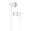 USAMS earphones με μικρόφωνο EP-37, 10mm, 1.2m, λευκά | Αξεσουάρ κινητών | elabstore.gr