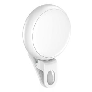 USAMS LED προβολέας για selfie, RGB led, 300mAh, λευκός | Αξεσουάρ κινητών | elabstore.gr