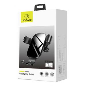 USAMS βάση αεραγωγού αυτοκινήτου Gravity Car Mount US-ZJ052, μαύρη | eLabstore.gr USAMS βάση αεραγωγού αυτοκινήτου Gravity Car Mount US-ZJ052, μαύρη | Αξεσουάρ κινητών | elabstore.gr