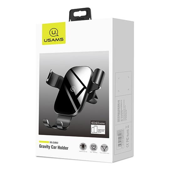 USAMS βάση αεραγωγού αυτοκινήτου Gravity Car Mount US-ZJ052, μαύρη | eLabstore.gr USAMS βάση αεραγωγού αυτοκινήτου Gravity Car Mount US-ZJ052, μαύρη | Αξεσουάρ κινητών | elabstore.gr