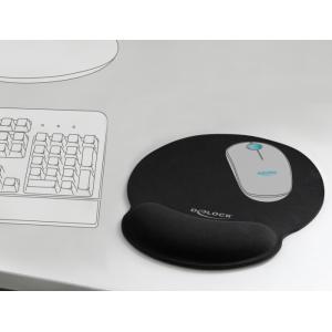 DELOCK Mousepad 12559 με στήριγμα καρπού, 252 x 227mm, μαύρο | eLabstore.gr DELOCK Mousepad 12559 με στήριγμα καρπού, 252 x 227mm, μαύρο | Συνοδευτικά PC | elabstore.gr