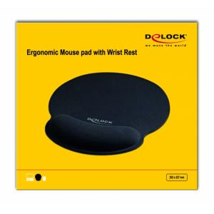 DELOCK Mousepad 12559 με στήριγμα καρπού, 252 x 227mm, μαύρο | eLabstore.gr DELOCK Mousepad 12559 με στήριγμα καρπού, 252 x 227mm, μαύρο | Συνοδευτικά PC | elabstore.gr