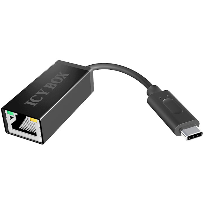 ICY BOX IB-AC535-C Adapter, USB 2.0 Type-C to Ethernet 10/100 Adapter, black / 6 | ΔΙΚΤΥΑΚΑ / SMART HOME | elabstore.gr
