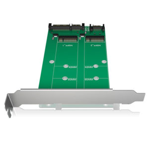 ICY BOX IB-CVB512-S Converter-board 2x SATA to 2x M.2 SATA | ΥΠΟΛΟΓΙΣΤΕΣ / ΑΝΑΒΑΘΜΙΣΗ | elabstore.gr