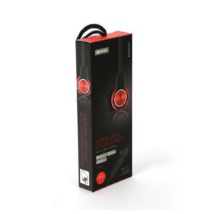 Ακουστικό Bluetooth V4.2 με μικρόφωνο και microSD Κόκκινο PLATINET | eLabstore.gr