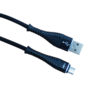 Καλώδιο Φόρτισης - Data Micro USB 1m  2.4A Μαύρο S-23 | Περιφερειακά | elabstore.gr