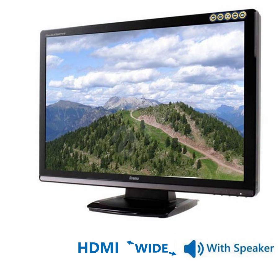 Used Monitor E2607WS TFT/ iiyama/ 26"/ 1920x1200/ Wide/ Black/ w/ Speakers/ VGA & DVI-D & HDMI | eLabstore.gr Used Monitor E2607WS TFT/iiyama/26"/1920x1200/Wide/Black/With Speakers/VGA & DVI-D & HDMI | ELABSTORE.GR