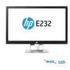 Used Monitor E232 LED/HP/23"/1920x1080/Wide/Black/VGA & HDMI & DisplayPort & USB HUB | ELABSTORE.GR
