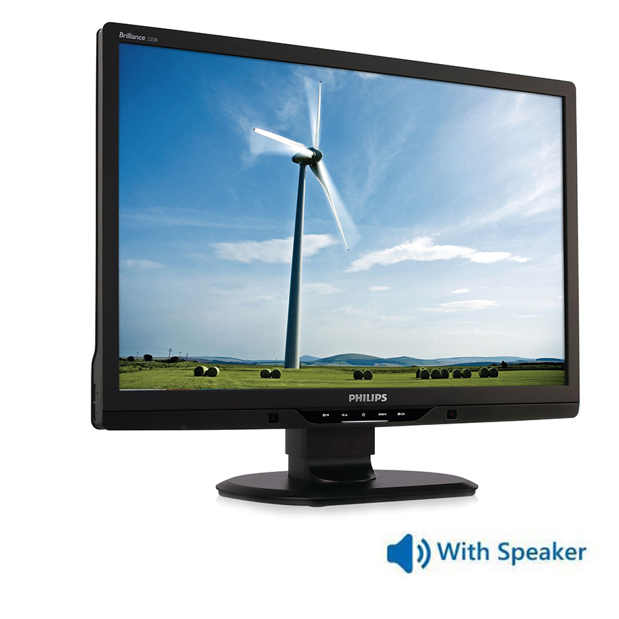 Used Monitor 225B2 TFT/Philips/22"/1680 x1050/Black/With Speakers/D-SUB & DVI-D & USB HUB | eLabstore.gr Used Monitor 225B2 TFT/Philips/22"/1680 x1050/Black/With Speakers/D-SUB & DVI-D & USB HUB | ELABSTORE.GR