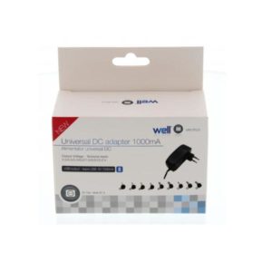 1000mA 3-12V Switching Τροφοδοτικό AC/DC Well PSUP-SMPU-1000MA/9T-WL | eLabstore.gr