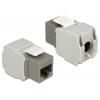 DELOCK Keystone Module RJ45 female, Cat.6 UTP, γκρι | eLabstore.gr DELOCK Keystone Module RJ45 female, Cat.6 UTP, γκρι | Εξοπλισμός IT | elabstore.gr