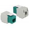 DELOCK Keystone Module RJ45 female, Cat.6 UTP, πράσινο | Εξοπλισμός IT | elabstore.gr