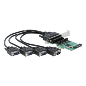 DELOCK PCI Express Card σε 4x Serial RS-232 DB9 89938 | PC & Αναβάθμιση | elabstore.gr