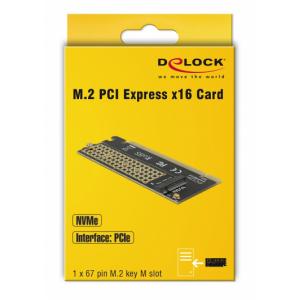DELOCK Κάρτα Επέκτασης PCI-e x16 σε M.2 Key M 90300, NVMe | PC & Αναβάθμιση | elabstore.gr