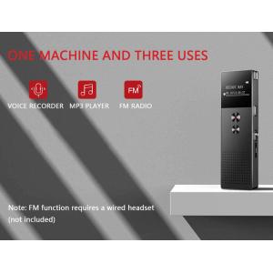 BENJIE Ψηφιακό καταγραφικό ήχου BJ-M23-C6, 8GB, OLED οθόνη, μαύρο | Εικόνα & Ήχος | elabstore.gr