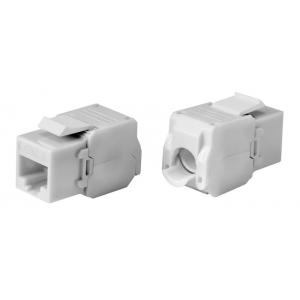 POWERTECH keystone module RJ45 female CAB-N150, Cat.6Α UTP 180°, λευκό | Εξοπλισμός IT | elabstore.gr