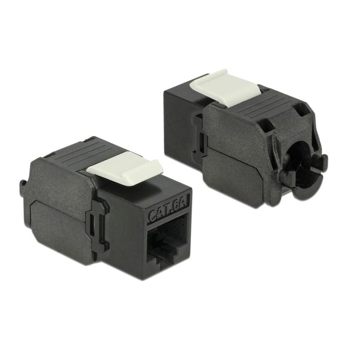 POWERTECH keystone module RJ45 female CAB-N150, Cat.6Α UTP 180°, μαύρο | eLabstore.gr POWERTECH keystone module RJ45 female CAB-N150, Cat.6Α UTP 180°, μαύρο | Εξοπλισμός IT | elabstore.gr