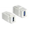 POWERTECH USB 3.0 adapter CAB-N152 για patch panel, λευκό | eLabstore.gr POWERTECH USB 3.0 adapter CAB-N152 για patch panel, λευκό | Εξοπλισμός IT | elabstore.gr