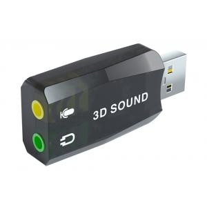 POWERTECH USB Κάρτα ήχου 5.1CH, με έξοδο μικρόφωνου και ακουστικού | PC & Αναβάθμιση | elabstore.gr