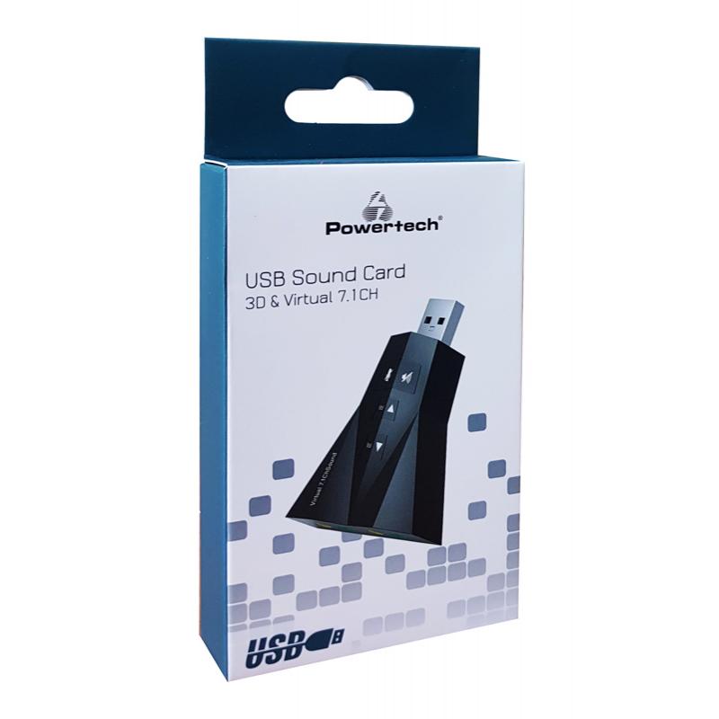 POWERTECH USB κάρτα ήχου 7.1CH, με έξοδο μικρόφωνου και ακουστικού | eLabstore.gr POWERTECH USB κάρτα ήχου 7.1CH, με έξοδο μικρόφωνου και ακουστικού | PC & Αναβάθμιση | elabstore.gr