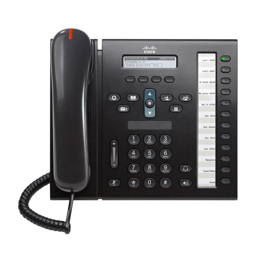 CISCO used Unified IP Phone 6961, POE, Dark Gray | eLabstore.gr CISCO used Unified IP Phone 6961, POE, Dark Gray | Εξοπλισμός IT | elabstore.gr