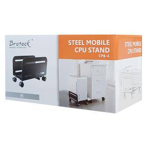 BRATECK Μεταλλική βάση PC CPB-4 με ροδάκια, Universal, έως 10kg | eLabstore.gr BRATECK Μεταλλική βάση PC CPB-4 με ροδάκια, Universal, έως 10kg | eLabstore.gr