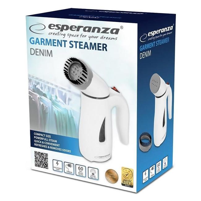 ESPERANZA ατμοκαθαριστής χειρός Denim EHI007, 110ml, 700W, λευκός | eLabstore.gr ESPERANZA ατμοκαθαριστής χειρός Denim EHI007, 110ml, 700W, λευκός | Οικιακές & Προσωπικές Συσκευές | elabstore.gr