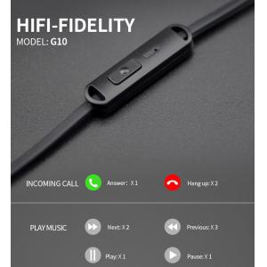 CELEBRAT earphones με μικρόφωνο G10, 10mm, 3.5mm, 1.2m, μαύρα | Αξεσουάρ κινητών | elabstore.gr
