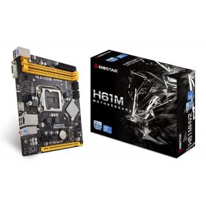 BIOSTAR Μητρική H61MHV2, 2x DDR3, s1155, 8x USB 2.0 HDMI, mATX, Ver. 7.0 | PC & Αναβάθμιση | elabstore.gr