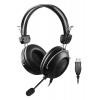 A4TECH Headset HU-35, USB, 40mm ακουστικά, 102 dB, μαύρα | eLabstore.gr A4TECH Headset HU-35, USB, 40mm ακουστικά, 102 dB, μαύρα | Συνοδευτικά PC | elabstore.gr