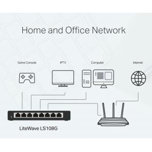 TP-LINK Desktop Switch LS108G, 8-port 10/100/1000Mbps, Ver. 1.0 | eLabstore.gr TP-LINK Desktop Switch LS108G, 8-port 10/100/1000Mbps, Ver. 1.0 | Δικτυακά | elabstore.gr