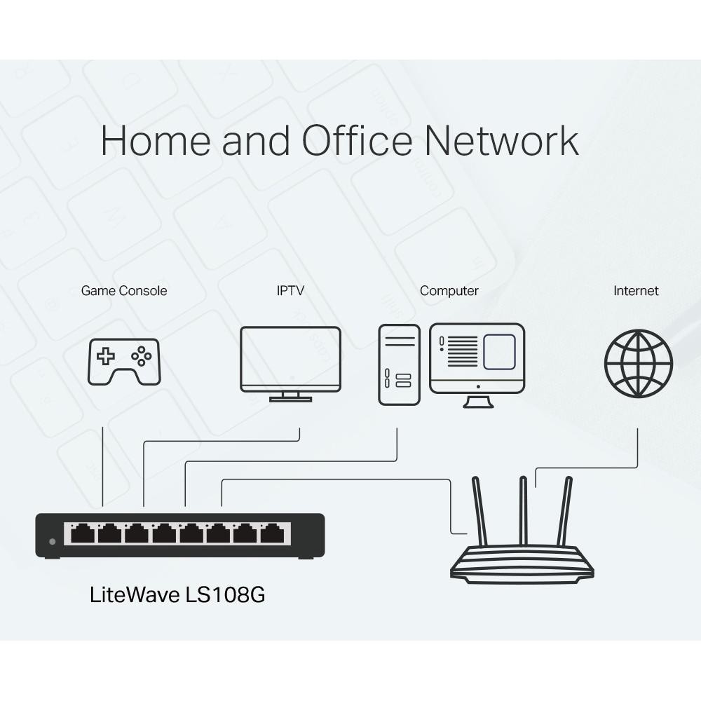 TP-LINK Desktop Switch LS108G, 8-port 10/100/1000Mbps, Ver. 1.0 | eLabstore.gr TP-LINK Desktop Switch LS108G, 8-port 10/100/1000Mbps, Ver. 1.0 | Δικτυακά | elabstore.gr