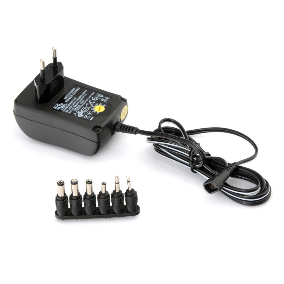 MW επιτοίχιος φορτιστής ρεύματος MW3R15GS, 3-12V, 1500mA, 6 tips | eLabstore.gr MW επιτοίχιος φορτιστής ρεύματος MW3R15GS, 3-12V, 1500mA, 6 tips | Τροφοδοσία Ρεύματος | elabstore.gr