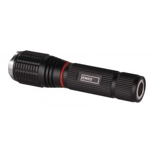 EMOS LED φακός με ζουμ P3111, 230lm, 210m, μεταλλικός, μαύρος | Φωτισμός | elabstore.gr