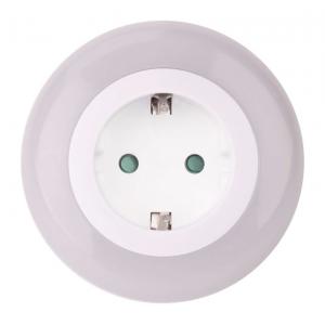 EMOS LED φωτιστικό νυκτός P3308, schuko, με αισθητήρα φωτός, λευκό | Φωτισμός | elabstore.gr