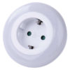 EMOS LED φωτιστικό νυκτός P3308, schuko, με αισθητήρα φωτός, λευκό | Φωτισμός | elabstore.gr