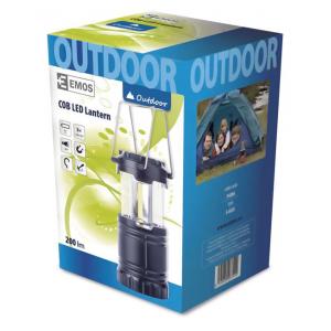 EMOS LED φορητό φωτιστικό camping P4006, 300lm, μαύρος | Φωτισμός | elabstore.gr