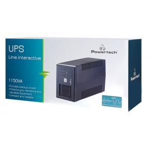 POWERTECH UPS Line Interactive PT-1150LI, 1150VA, 690W | Τροφοδοσία Ρεύματος | elabstore.gr