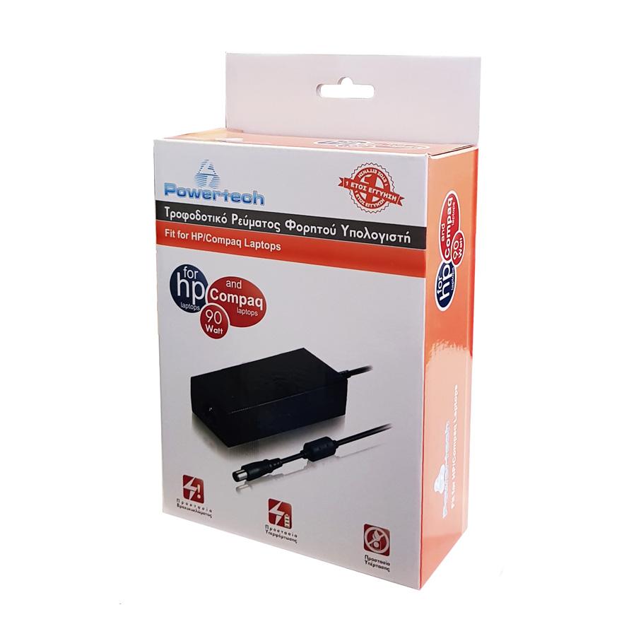 POWERTECH τροφοδοτικό laptop PT-119 για HP, 90W, 18.5V - 4.9A | eLabstore.gr POWERTECH τροφοδοτικό laptop PT-119 για HP, 90W, 18.5V - 4.9A | Αξεσουάρ για Laptop | elabstore.gr