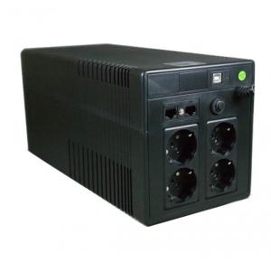 POWERTECH UPS Line Interactive PT-1500, 1500VA, 900W | Τροφοδοσία Ρεύματος | elabstore.gr