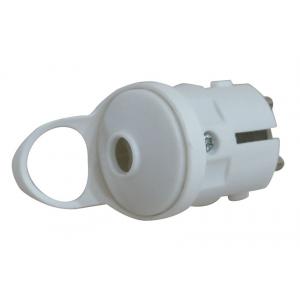 POWERTECH Φις ρεύματος Schuko PT-172, αρσενικό, λευκό | Τροφοδοσία Ρεύματος | elabstore.gr