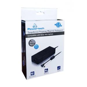 POWERTECH τροφοδοτικό laptop PT-53 για Sony Vaio, 19.5V, 90W | Αξεσουάρ για Laptop | elabstore.gr