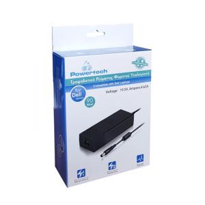 POWERTECH φορτιστής laptop PT-55 για Dell, 90W, 19.5V | Αξεσουάρ για Laptop | elabstore.gr