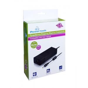 POWERTECH τροφοδοτικό laptop PT-57 για Acer, 19V, 90W | Αξεσουάρ για Laptop | elabstore.gr