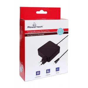 POWERTECH αυτόματος φορτιστής 90watt για laptop, 3m, χωρίς βύσματα | Αξεσουάρ για Laptop | elabstore.gr
