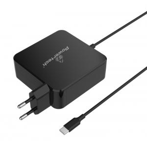 POWERTECH Φορτιστής laptop PT-703, USB Type-C PD, Universal, 65W, μαύρο | Αξεσουάρ για Laptop | elabstore.gr